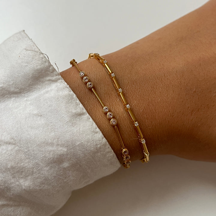 Armband met kleine steentjes - 22468Y