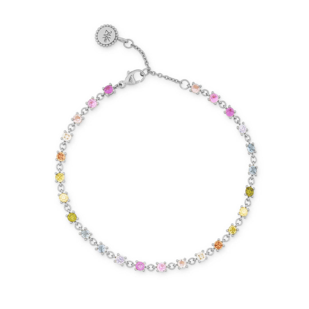 Armband met gekleurde stenen