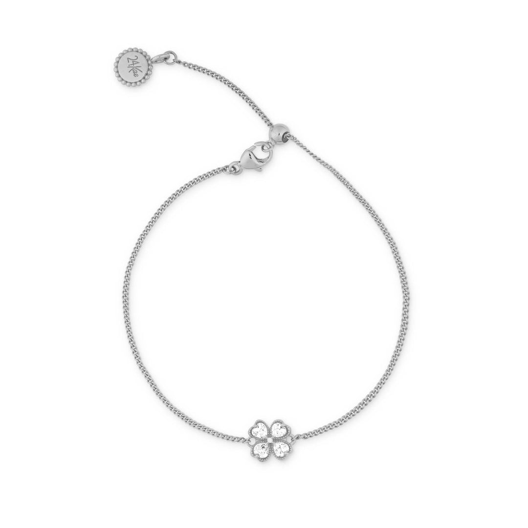 Armband met klaverversiering