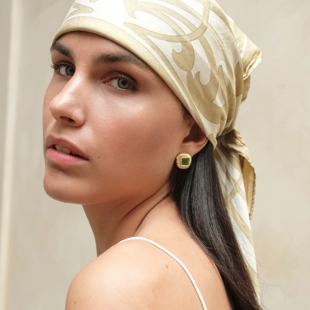 Green Eclipse oorbellen