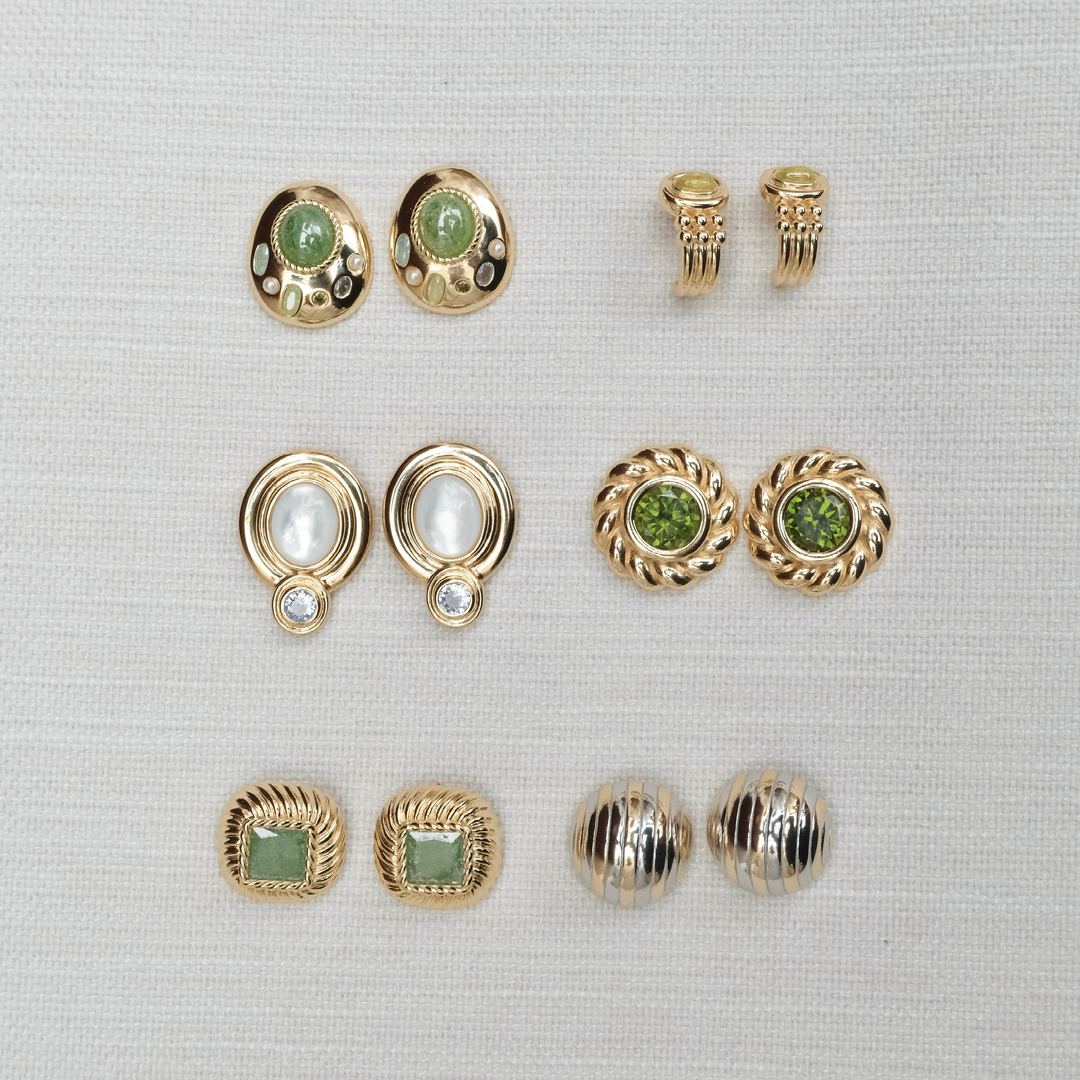 Green Eclipse oorbellen