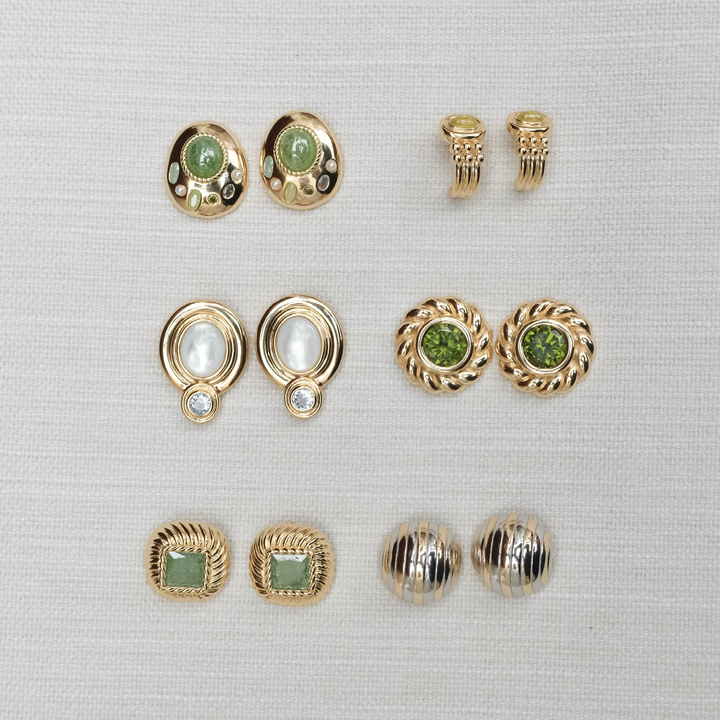 Green Eclipse oorbellen