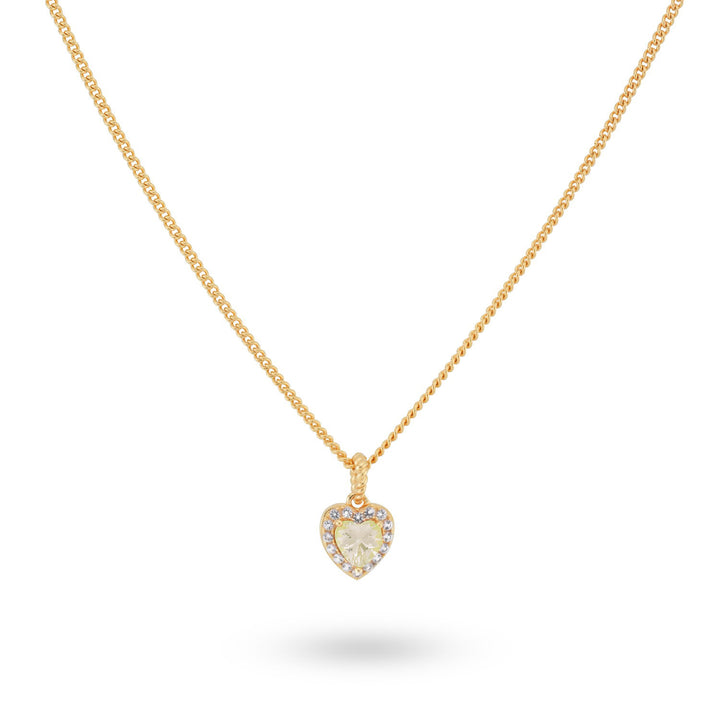 Collier with heartshaped pendant  - 324106Y