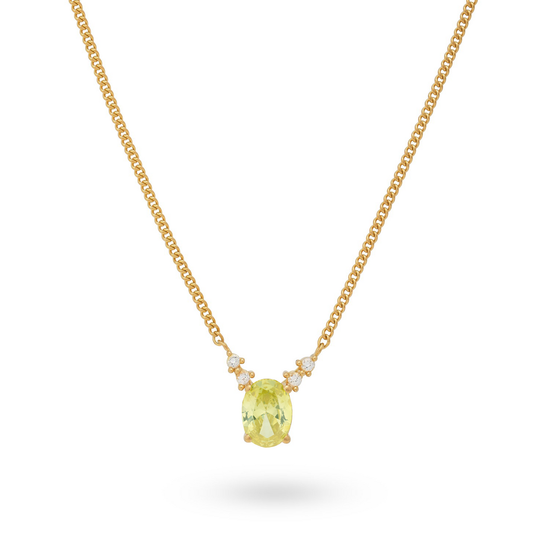Necklace with vintage look pendant 