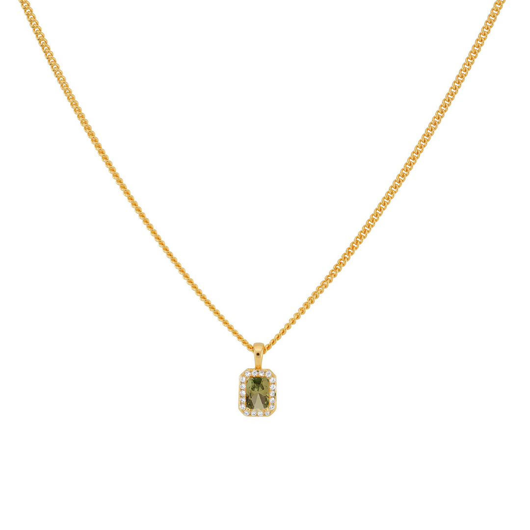 Collier with colored stone 