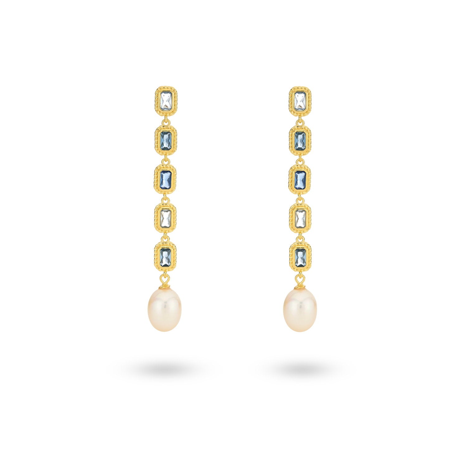 Blue pulse oorbellen - 424105Y