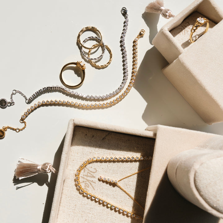 Ketting met hart hanger - 32475Y