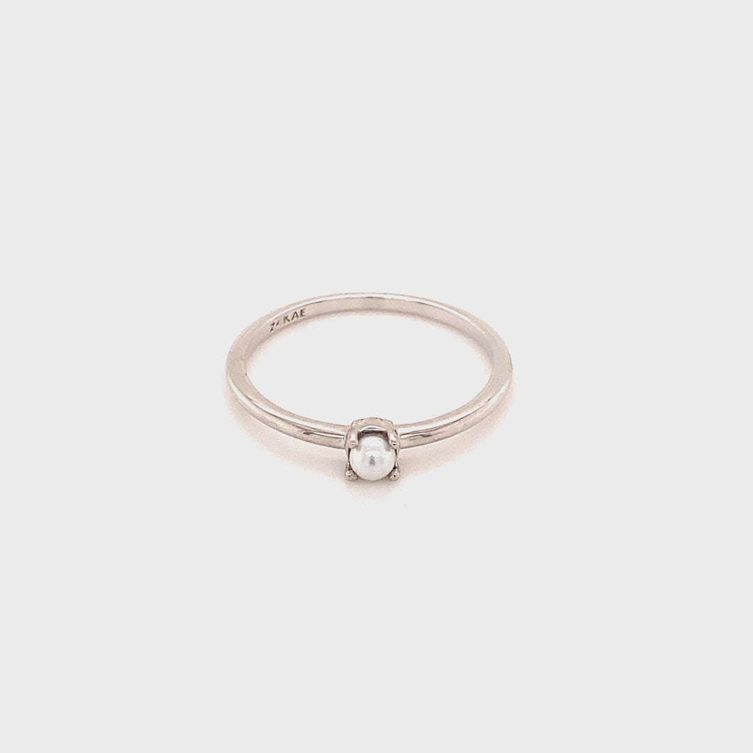 Ring met parel - 12424S