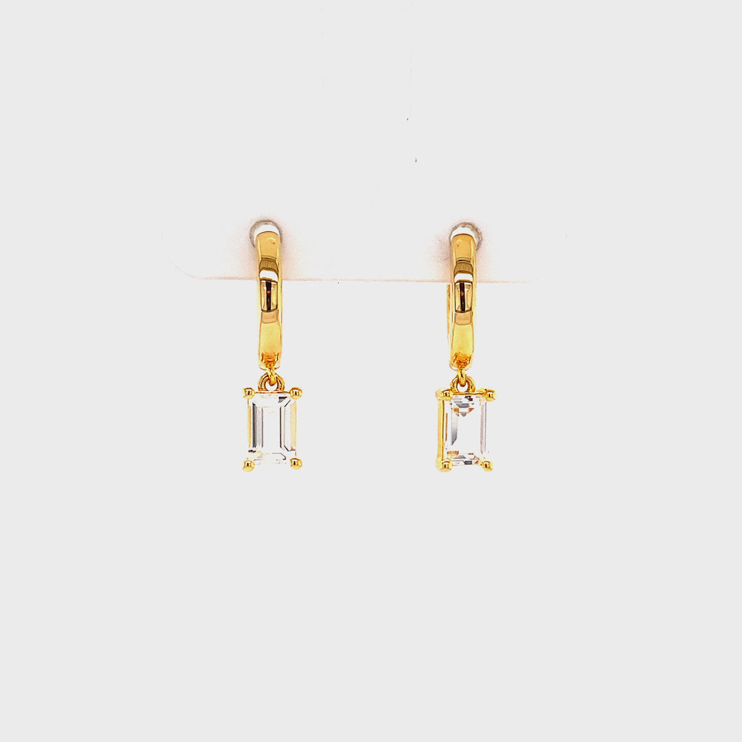 Oorbel met bedel - 42417Y