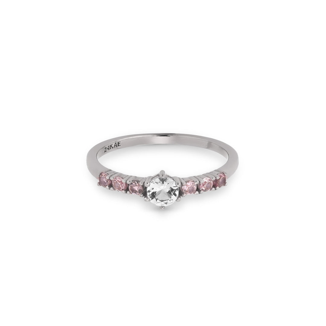 Ring met kleurstenen - 12401S