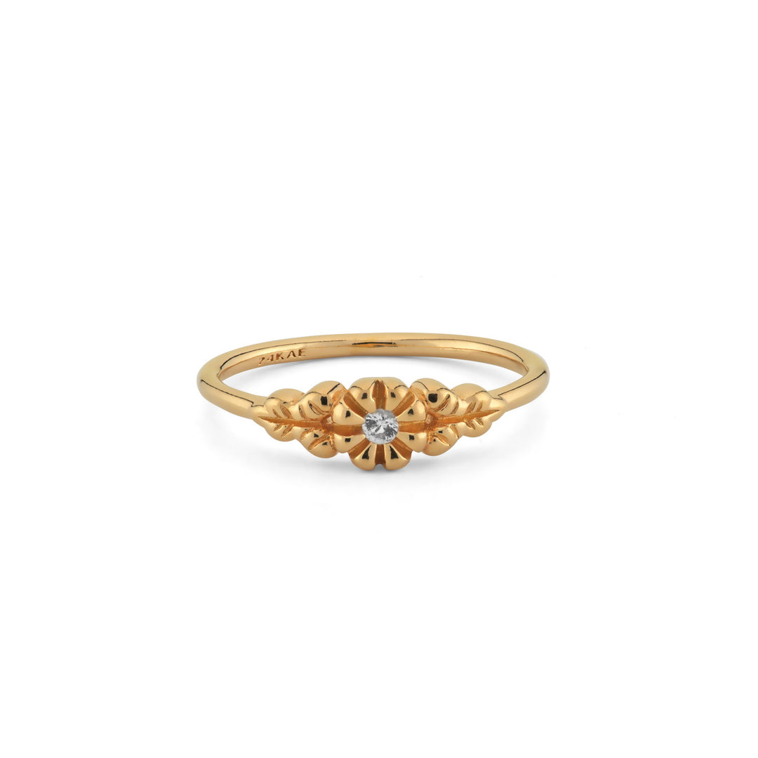 Ring with ornament - 12404Y