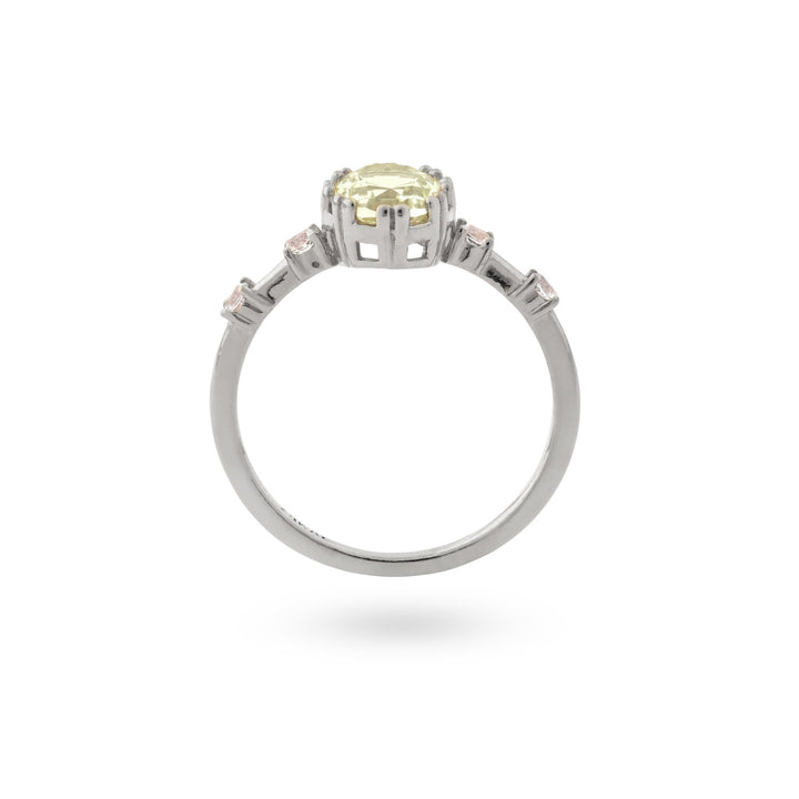 Ring met kleurstenen - 12406S