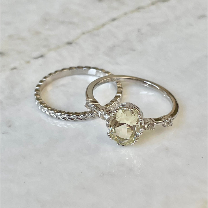 Ring met kleurstenen - 12406S