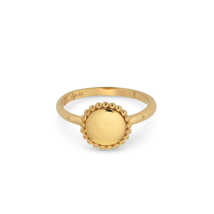 Ring with coin - 12425Y