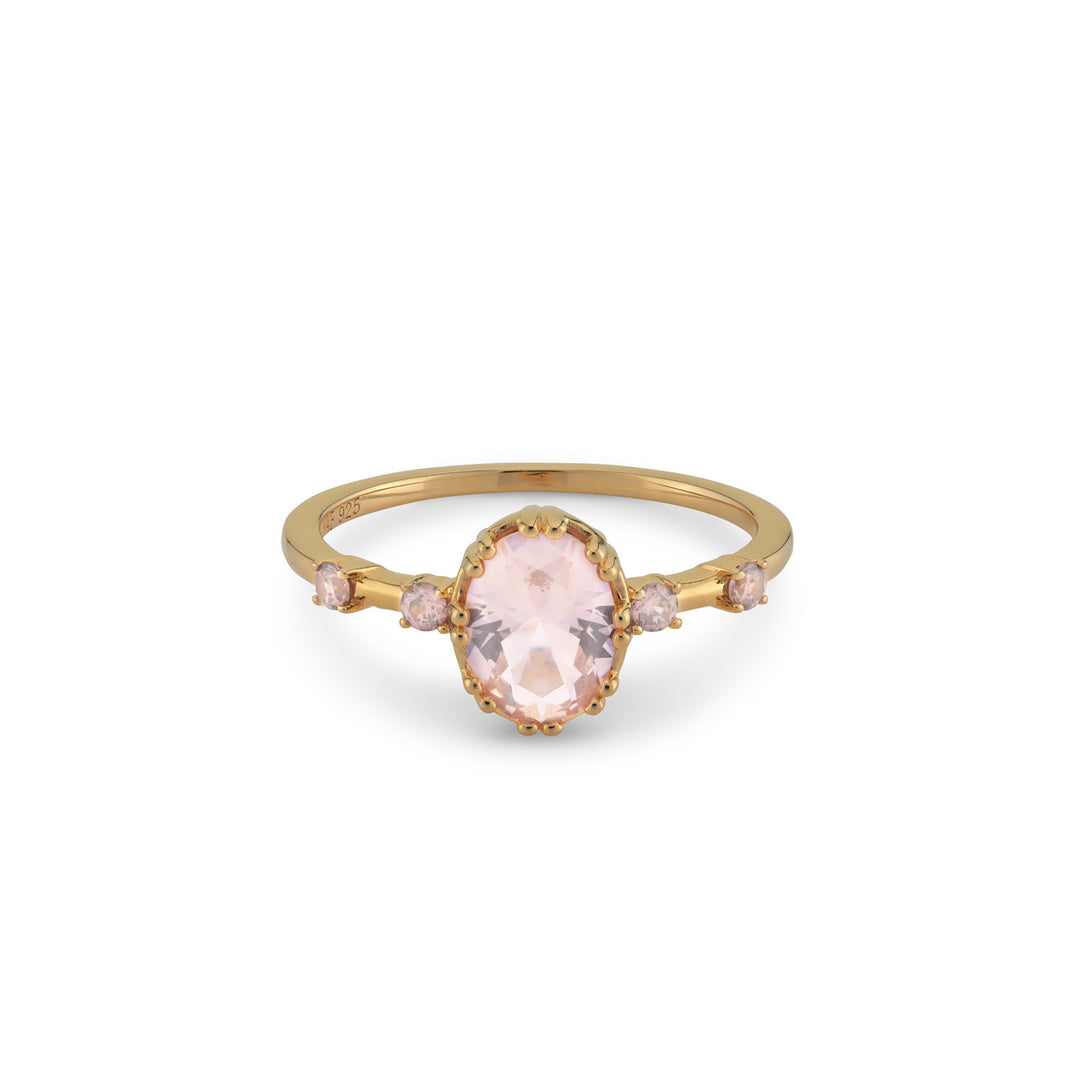Ring with colored stones