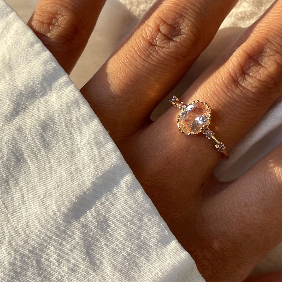 Ring met kleurstenen - 12433Y