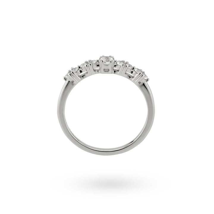 Classic ring with stones - 12466S