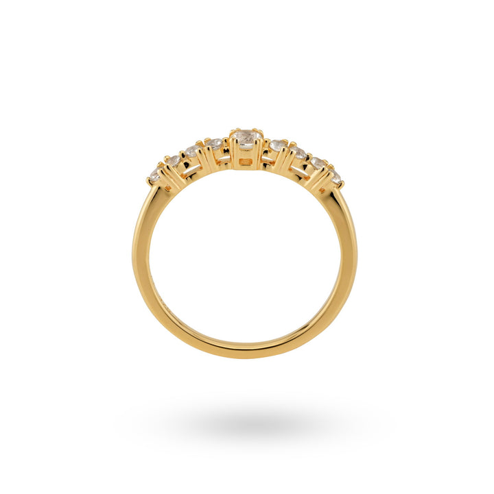 Classic ring with stones - 12466Y