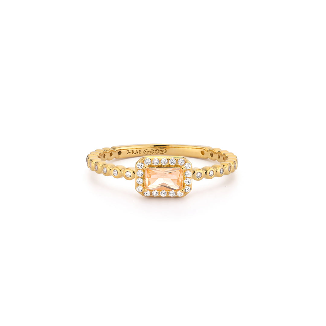 Ring met kleurstenen