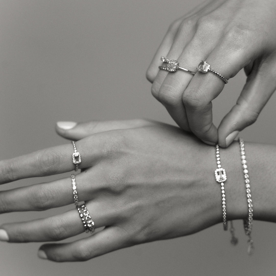 Ring met kleurstenen - 12490Y