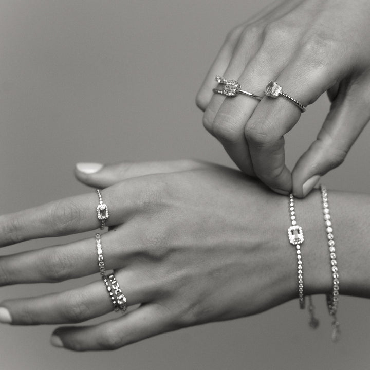 Ring met kleurstenen - 12490Y