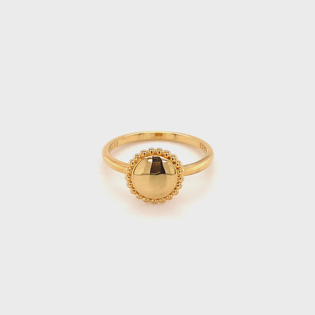 Ring with coin - 12425Y