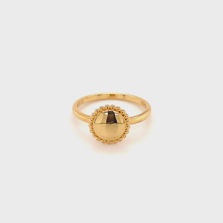 Ring with coin - 12425Y