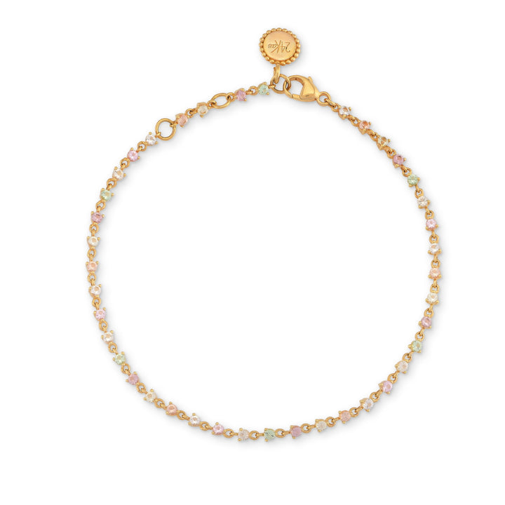 Bracelet with pastel colored stones - 22418Y