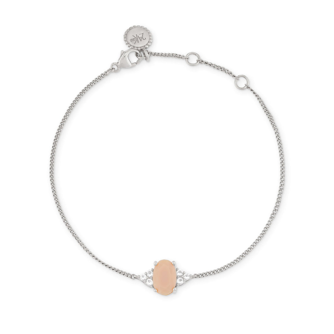 Vintagelook armband met bedel