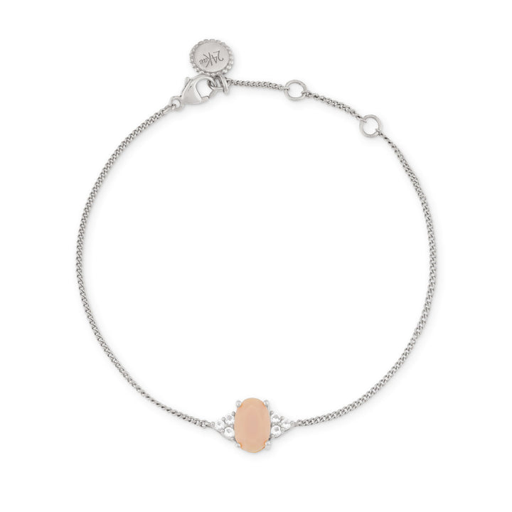 Vintagelook armband met bedel - 22423S