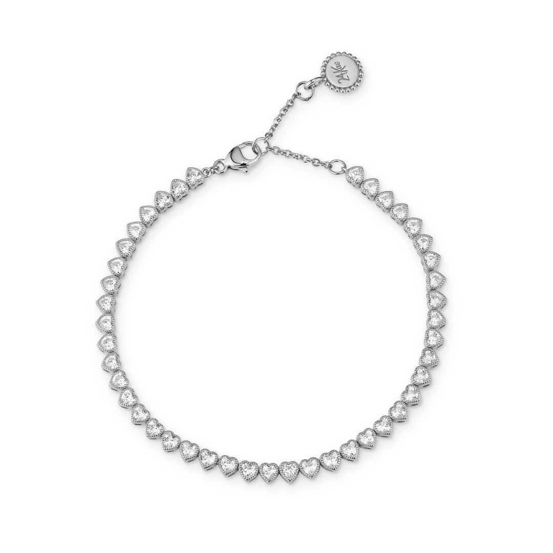 Armband met hartjes