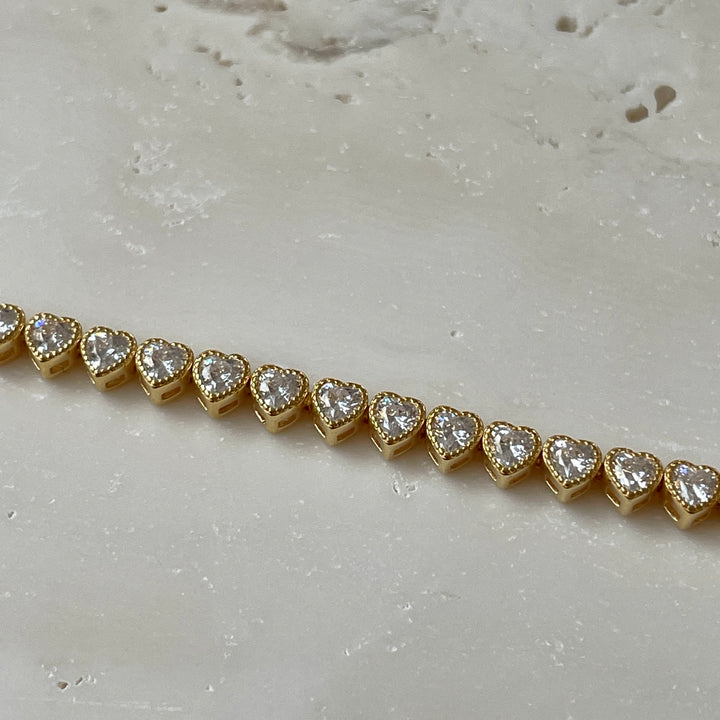 Armband met hartjes - 22445Y