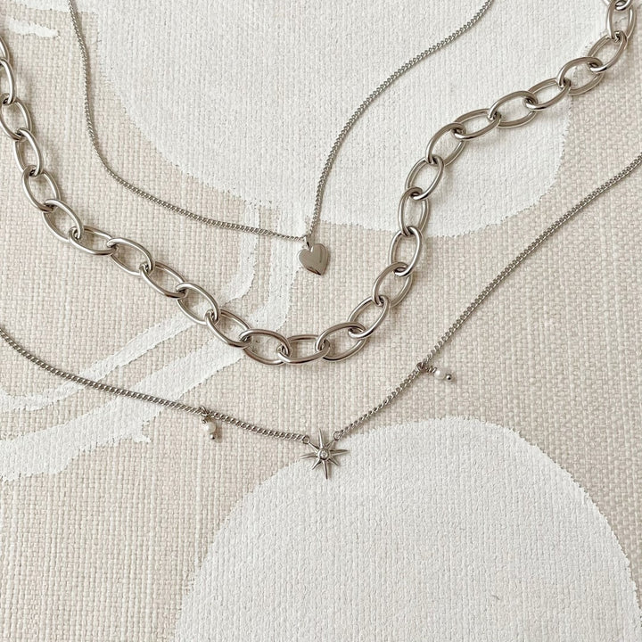 Necklace with heart - 32407S
