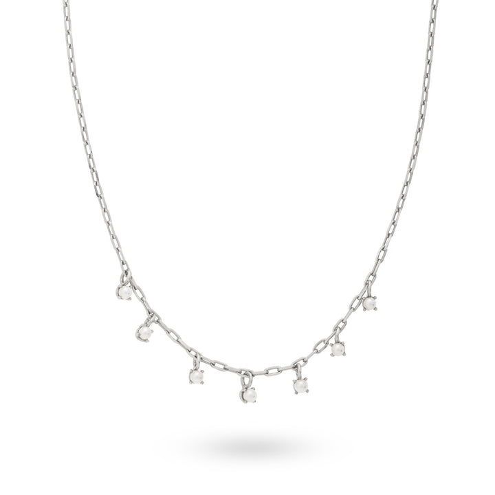 Chain Necklace with pearls - 32404S
