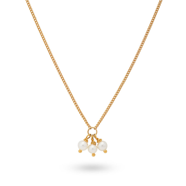Necklace with pearls - 32406Y