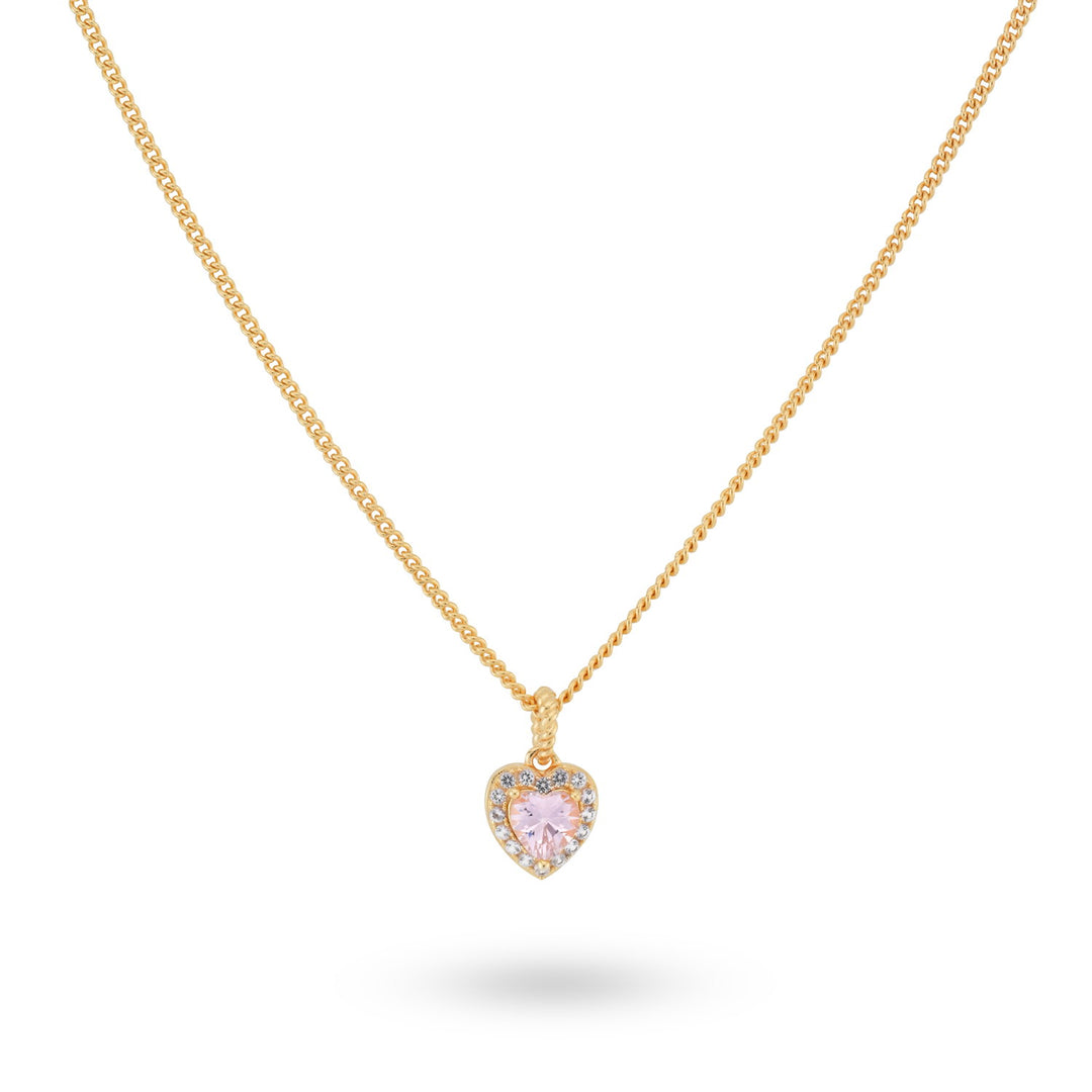 Collier met hartvormige hanger