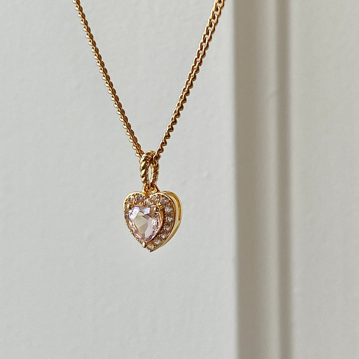 Collier with heartshaped pendant - 32457Y