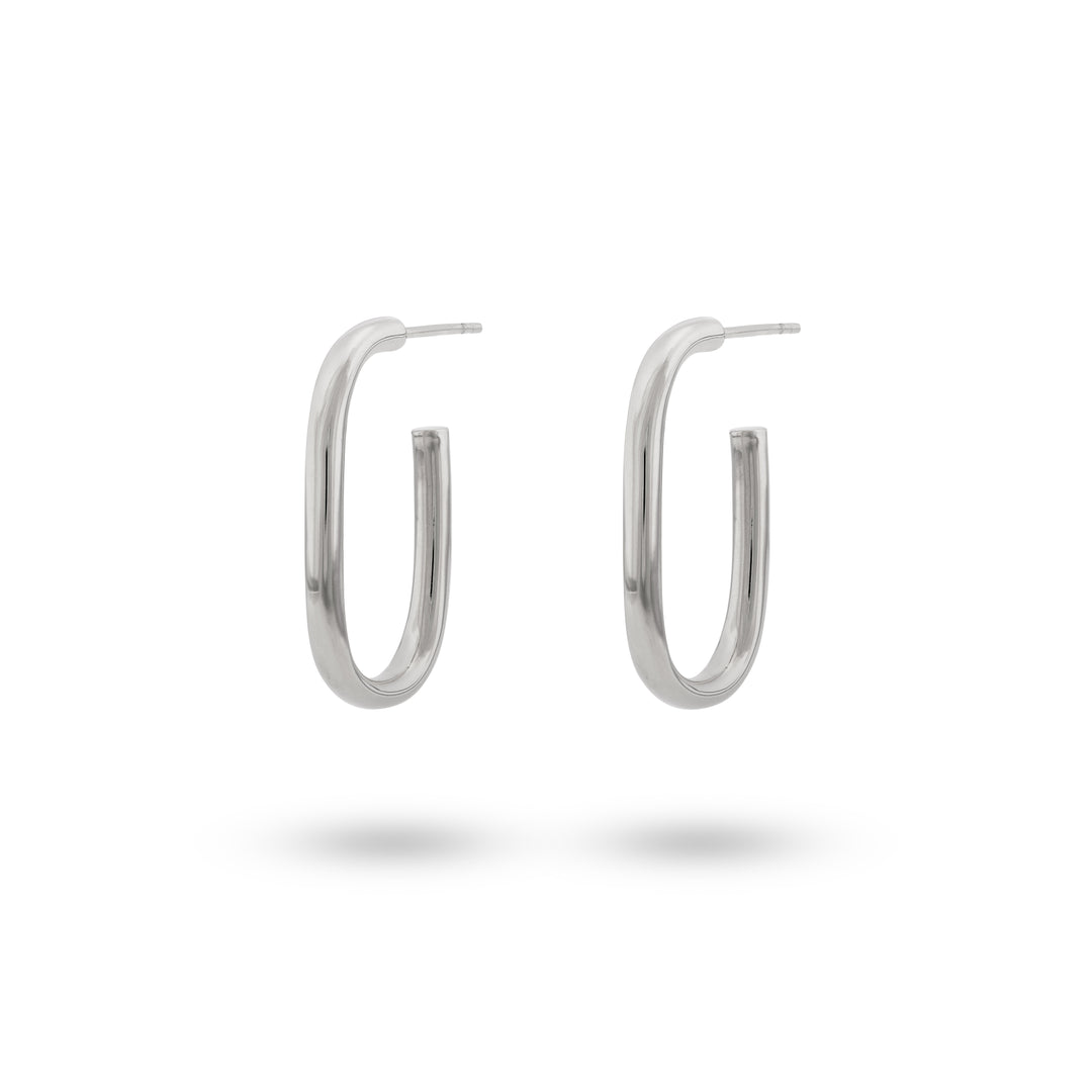 24Kae Statement Oorbellen  - 925 Sterling zilver gerhodineerd  42407S
