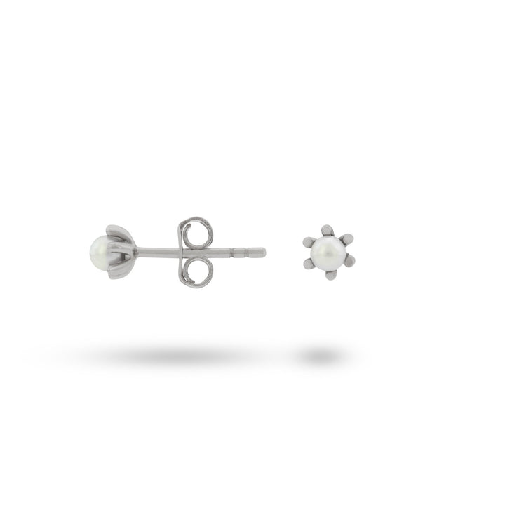 Earstud with pearl - 42420S