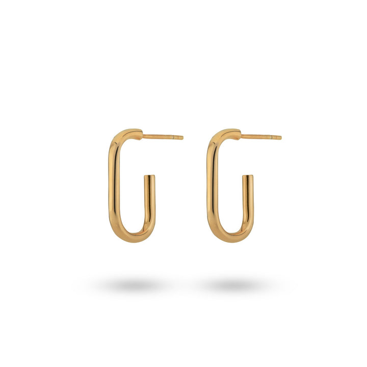 Oval shape earrings - 42422Y