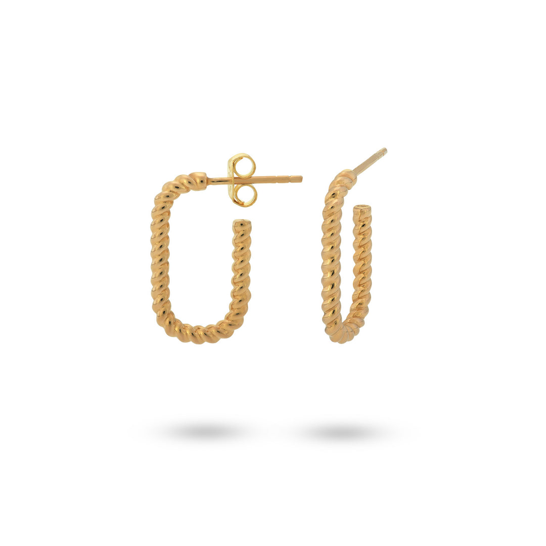Earring with rope structure - 42441Y