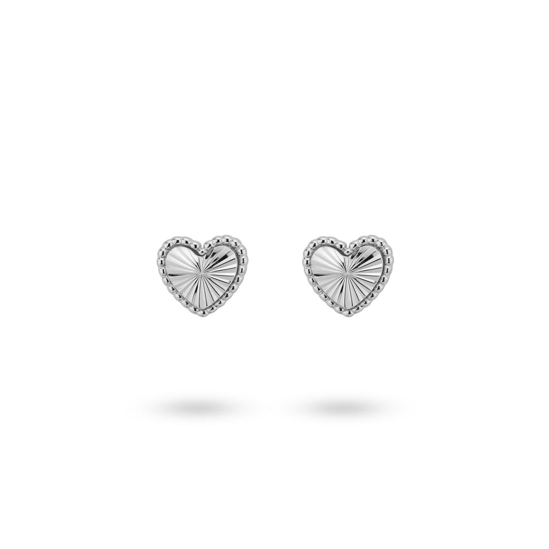 Heartshaped earstud - 42454S