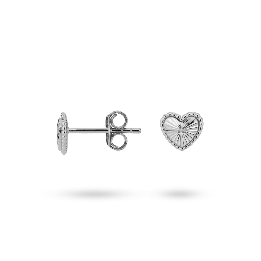 Heartshaped earstud - 42454S