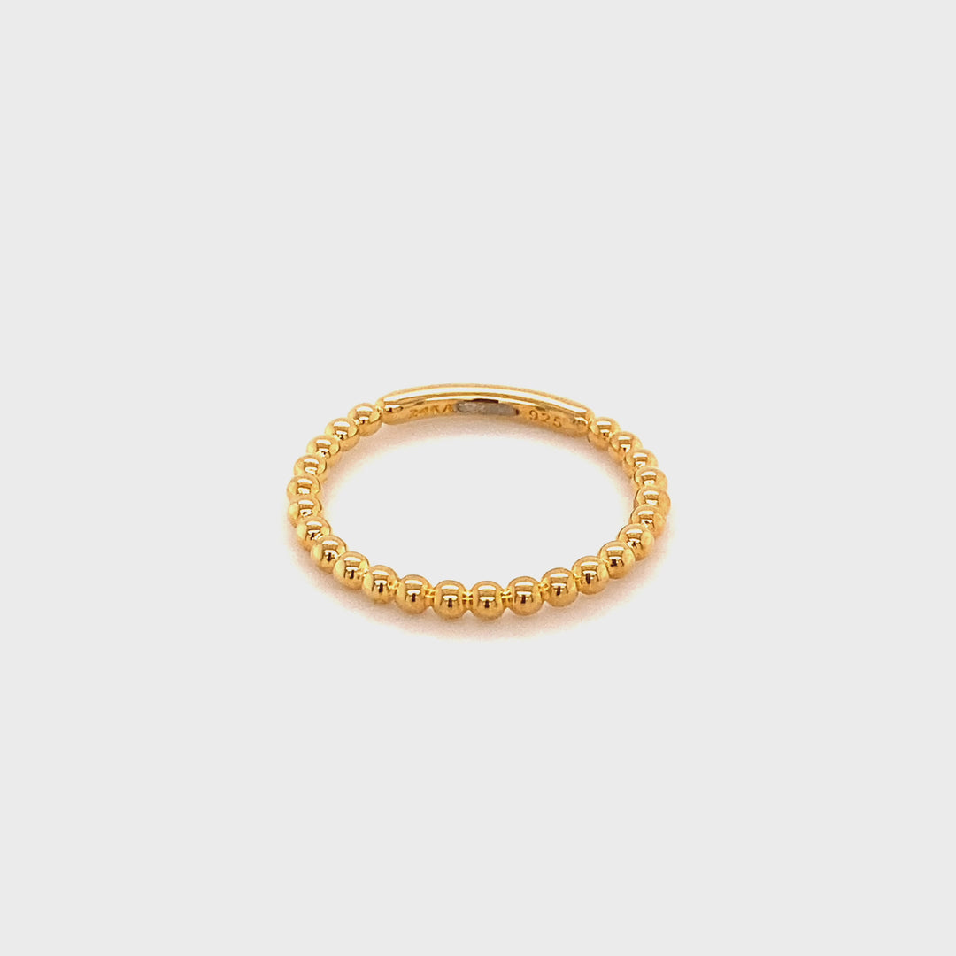 Ring with bubble structure - 12426Y
