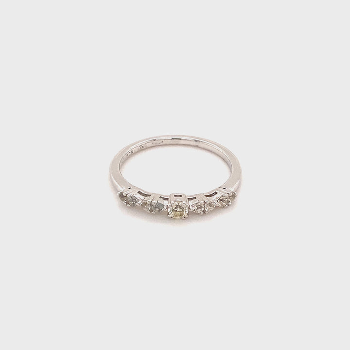 Classic ring with stones - 12466S