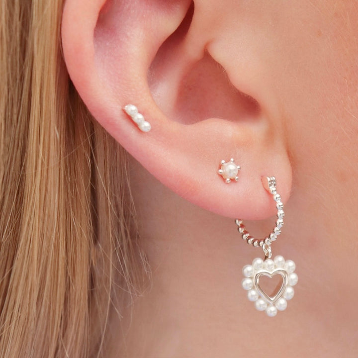 Earstuds with pearls - 42416S
