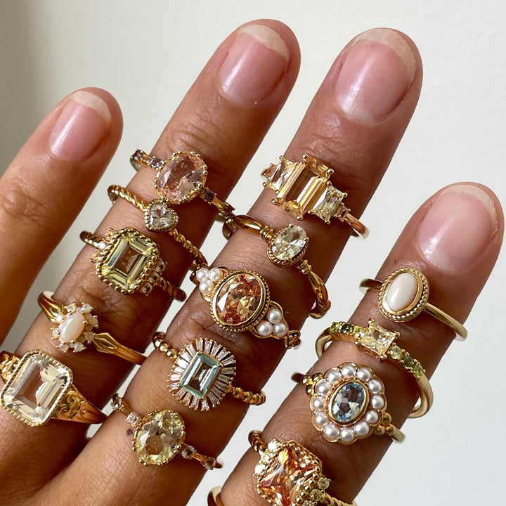 Ring met kleurstenen - 12433Y