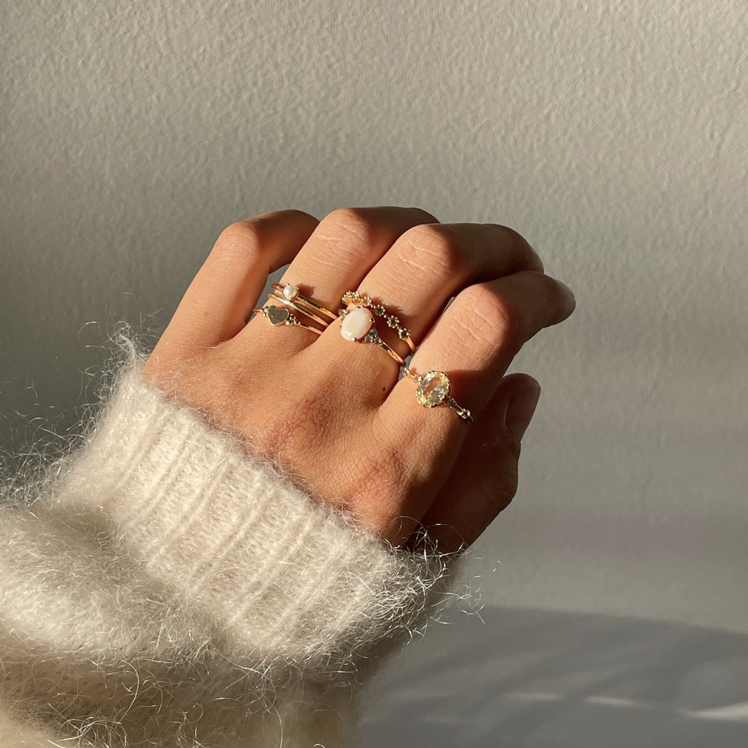 Ring met kleurstenen - 12406Y