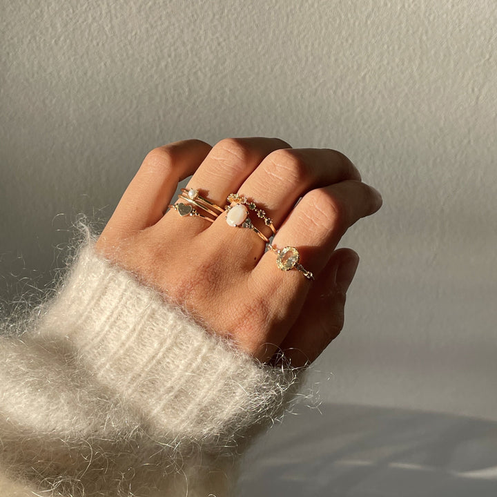 Ring met kleurstenen - 12406Y