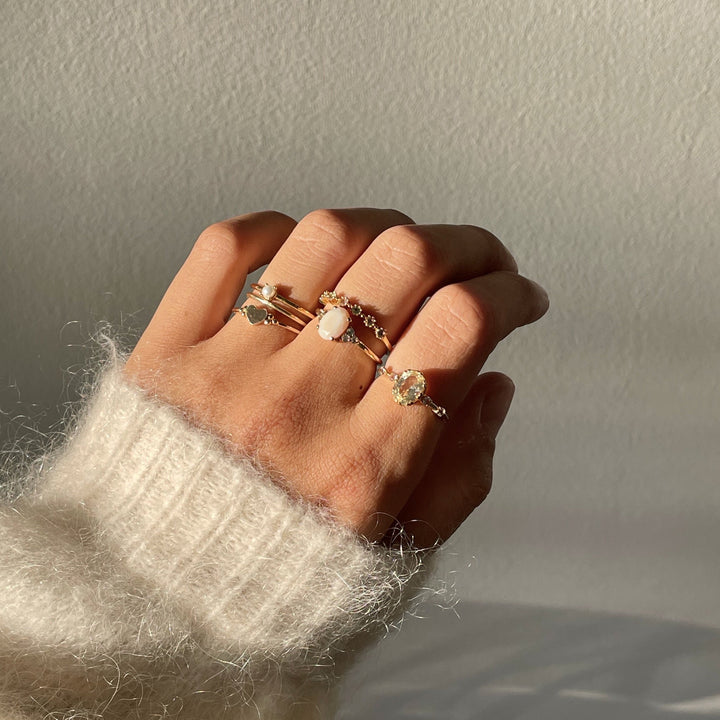 Ring met parel - 12424S